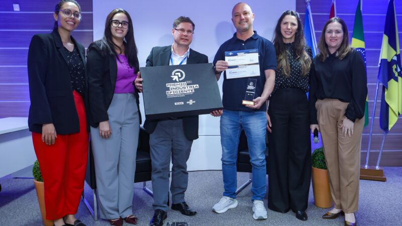 Onda Positiva Capacitores é a campeã da Regional Foz do Itajaí no Prêmio Indústria Eficiente 2025