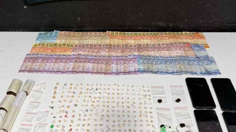 Cinco suspeitos são presos e PM  desmantela ponto de tráfico no Matadouro, em Itajaí